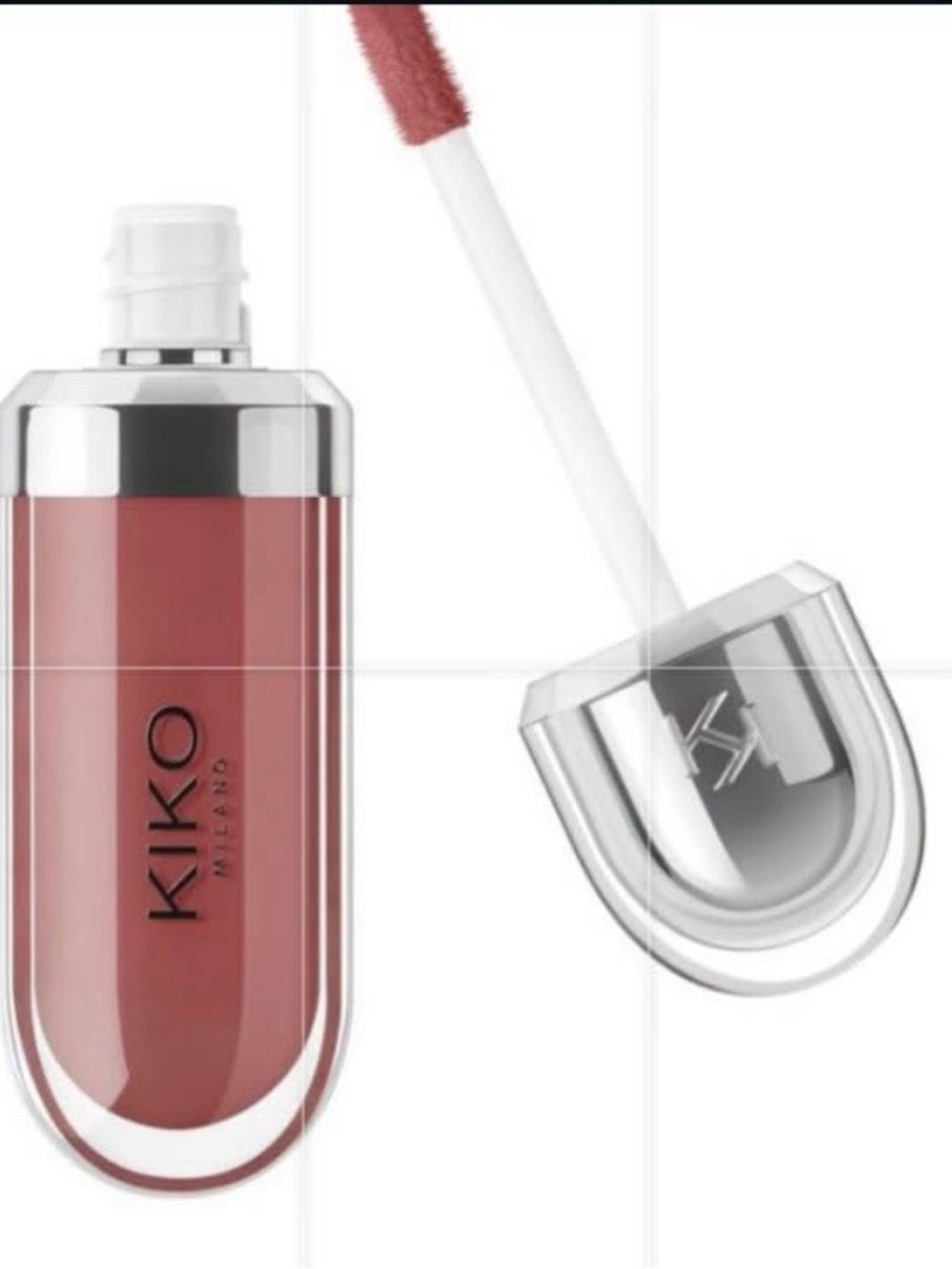 KIKO Milano 3D Hydra Lipgloss 21 Brun Rose 6.5mL .21 oz New